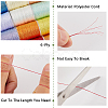 12 Rolls 12 Colors Metallic Sewing Thread OCOR-CY0002-02B-5