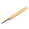 Bamboo Handle Aluminum Crochet Hook Needle Sets TOOL-R057-5