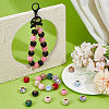 100Pcs 10 Colors Polyester European Beads FIND-SC0020-91-4