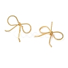 Brass Stud Earrings for Women EJEW-F334-03G-01-2
