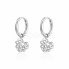 Non-Tarnish Heart 304 Stainless Steel Hoop Earrings for Women SJ0663-2-1
