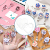 1 Set Transparent Acrylic Clear Blank Badge AJEW-BC0008-07E-6