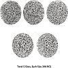 304 Stainless Steel & 316 Surgical Stainless Steel Jump Rings STAS-UN0004-51-3