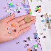450pcs 18 Colors Opaque Acrylic European Beads MACR-SZ0001-17-5