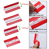 Gorgecraft 4Pcs 2 Styles Acrylic Self Adhesive Hinge FIND-GF0005-55-6