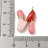 Brass Enamel Pendants X-KK-E093-03G-N-3