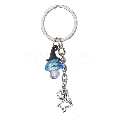 Halloween Alloy & Glass Pendant Decoration KEYC-JKC00898-1