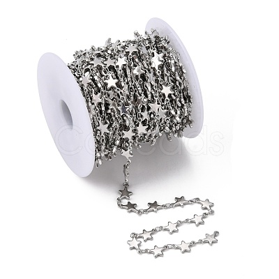 Tarnish Resistant 304 Stainless Steel Decorative Chains CHS-E001-02P-1