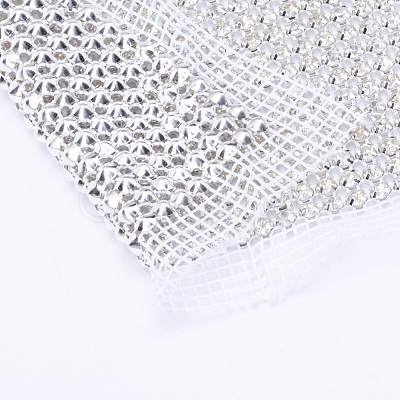 Brass Mesh Rhinestone Sheets CHC-T005-SS18-01S-1