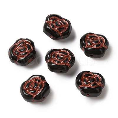 Opaque Lampwork Beads LAMP-P065-02B-02-1