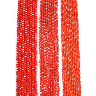 Electroplate Glass Beads Strands EGLA-A044-P1mm-A03-1