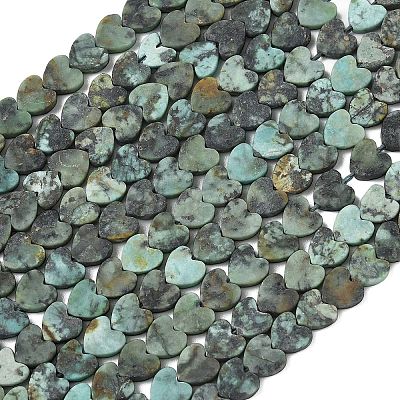 Natural African Turquoise(Jasper) Beads Strands G-A272-A01-06-1