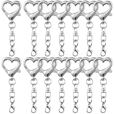 20Pcs Alloy Swivel Clasps FIND-SP0004-29P-1