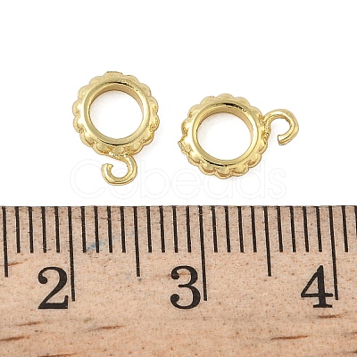 Brass Tube Bails KK-L245-05G-02-1