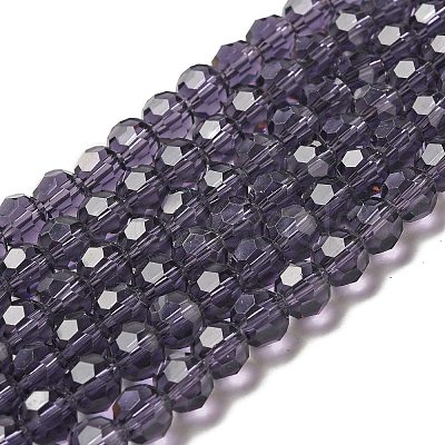 Transparent Glass Beads EGLA-A035-T8mm-D15-1