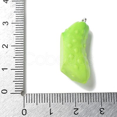 Resin Iron Pendants RESI-D280-12-1