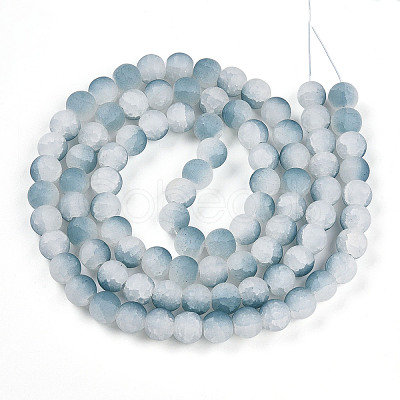 Crackle Glass Beads X1-GLAA-N009-10mm-06-1
