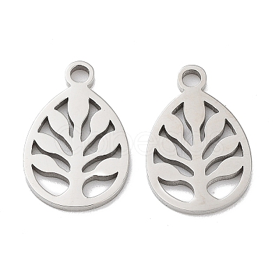 Non-Tarnish 316 Surgical Stainless Steel Charms STAS-Q314-26P-1