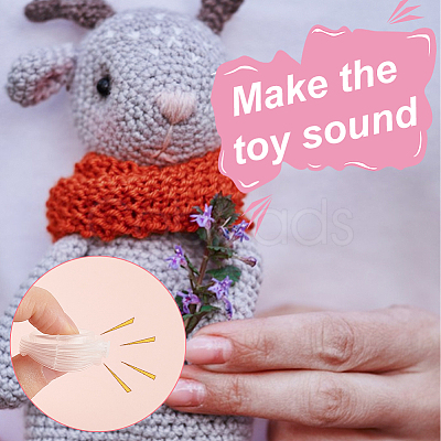 Plastic Toy Squeaker Noise Maker AJEW-WH0348-459-1
