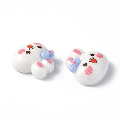 Opaque Resin Cabochons CRES-P023-02D-1