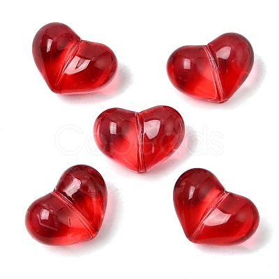 Transparent Glass Beads GLAA-F132-02-1