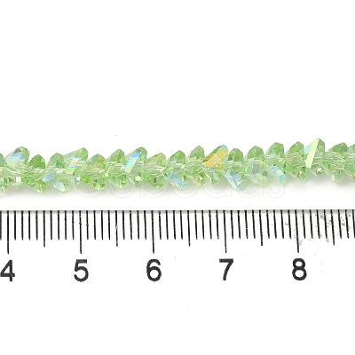 Transparent Glass Beads Strands EGLA-P061-04B-AB03-1