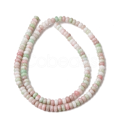 Cracked Opaque Glass Beads Strand GLAA-D306-A02-1