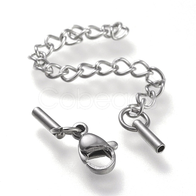 Tarnish Resistant 304 Stainless Steel Curb Chain Extender STAS-K195-29P-015-1