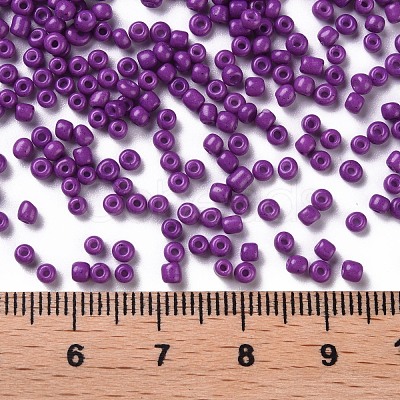 Baking Paint Glass Seed Beads SEED-S001-K11-1