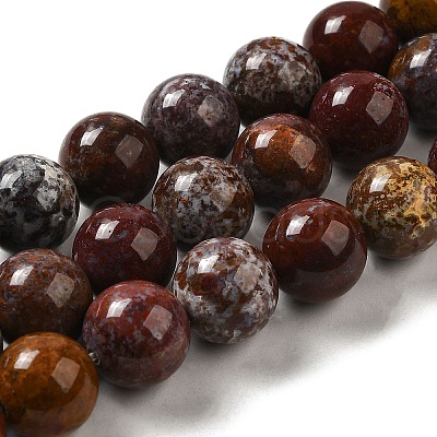 Natural Ocean Jasper Beads Strands G-H298-A13-05-1