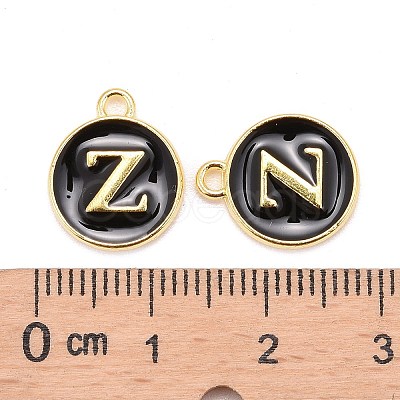 Golden Plated Alloy Charms LS-ENAM-S118-02Z-1