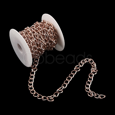 Aluminium Twisted Curb Chains CHA-YW0001-05-1