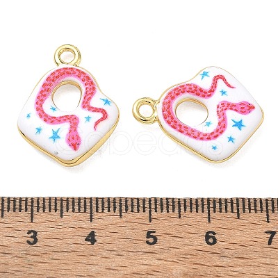 Printed Brass Pendants KK-CBA42CA-04G-03-1