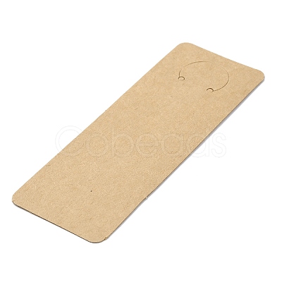 Cardboard Jewelry Display Cards for Keychain CDIS-WH0029-03B-1