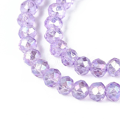 Baking Paint Glass Beads Strands EGLA-Q120-A-C01-1