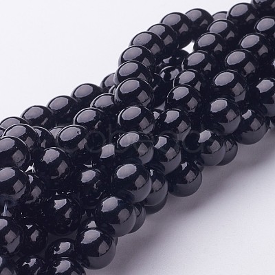 Natural Mashan Jade Round Beads Strands X-G-D263-8mm-XS32-1