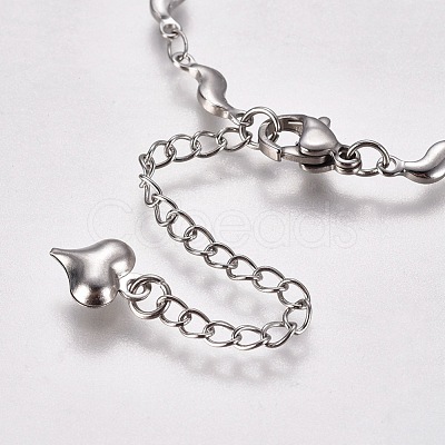 304 Stainless Steel Bracelet Making STAS-WH0014-22P-1