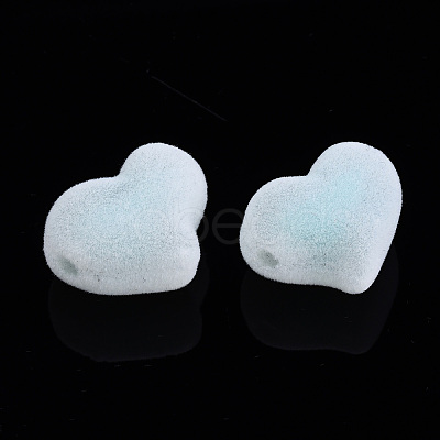 Flocky Acrylic Beads X-MACR-S275-27B-1