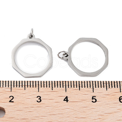Non-Tarnish 304 Stainless Steel Pendants STAS-G324-01H-P-1