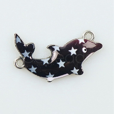 Alloy Enamel Connector Charms LS-ENAM-TAC0010-04H-1