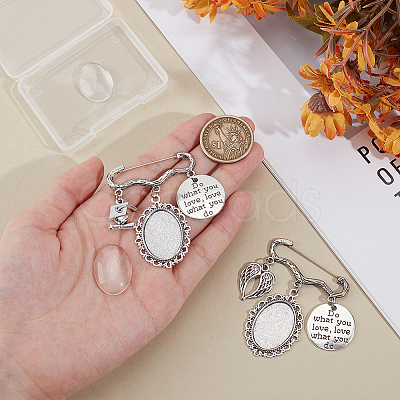 DIY Jewelry Kilt Pins Kits JEWB-GA00001-1