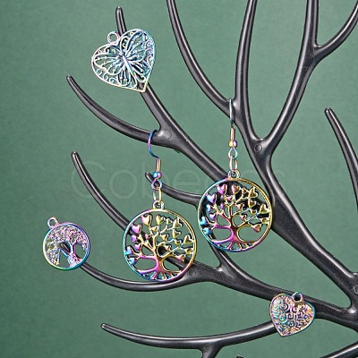 20Pcs 5 Style Alloy Pendants FIND-LS0001-25MC-1