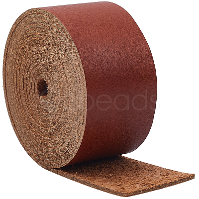 2M Flat AB Grade Cowhide Leather Cord AJEW-WH0479-73D-03-1