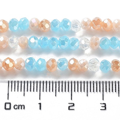 Glass Beads Strands EGLA-A034-M4mm-56-1