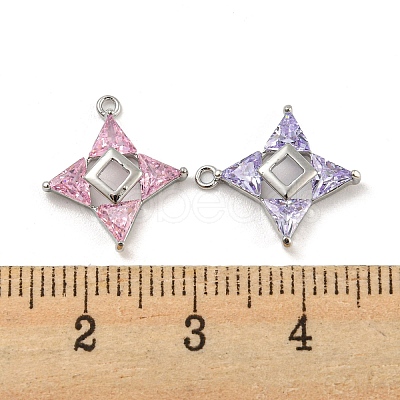 Glass Pendants KK-P258-02P-1