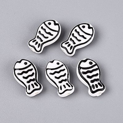 Handmade Porcelain Ceramic Beads PORC-Q005-05A-1
