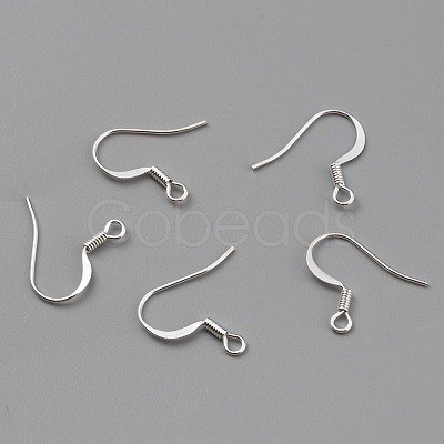 Brass Earring Hooks KK-O131-08S-1