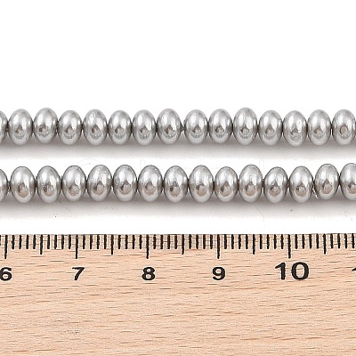 Electroplated Shell Pearl Beads Strands BSHE-C006-04B-1