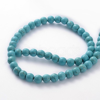 Synthetic Turquoise Beads Strands TURQ-S192-12mm-2-1