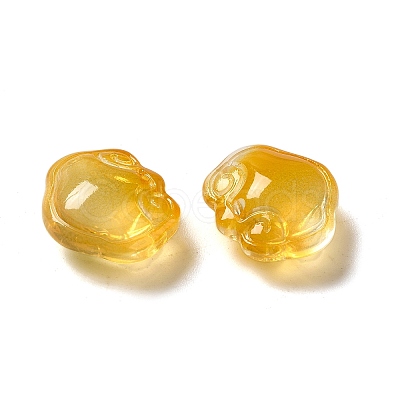 Transparent Glass Pendants GLAA-D025-08F-1